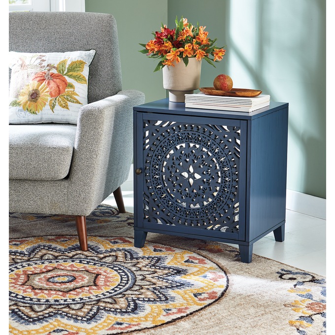 Afton Blue Cabinet Country Door