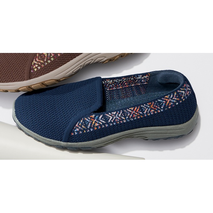 Skechers Reggae Fest 2.0 Spunky Soul Slip On, Navy, large