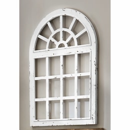 Distressed Windowpane Art, , large