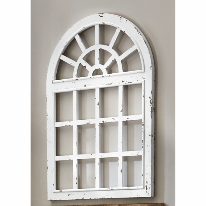 Distressed Windowpane Art, , large