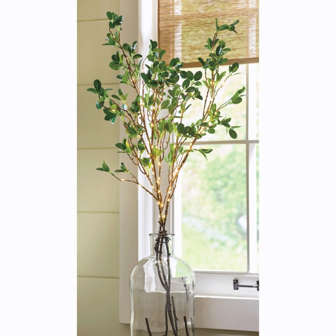 Lit Leafy Branches, , large