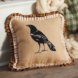 Crow Accent Pillow, , large