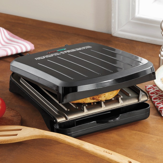 George Foreman 2-Serving Classic Plate Grill, , large
