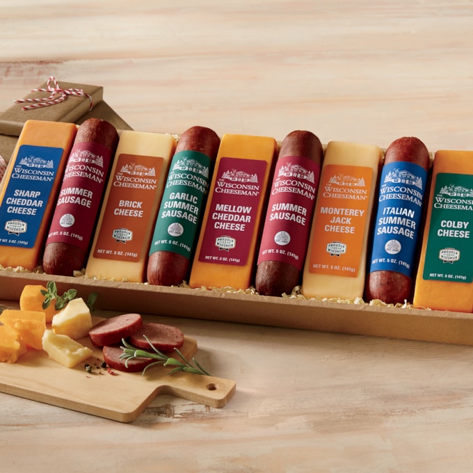 Heartland Nine Cheese & Sausage Gift Assortment, , large