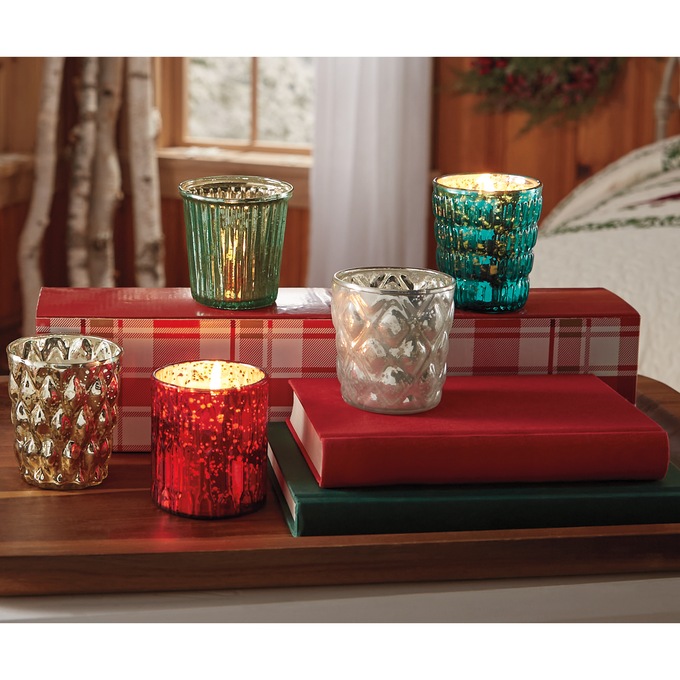 5-Piece Holiday Favorites Candle Set, , large