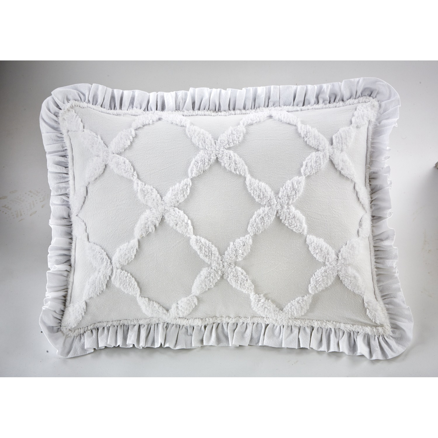Angelica Ruffle Chenille Sham Country Door