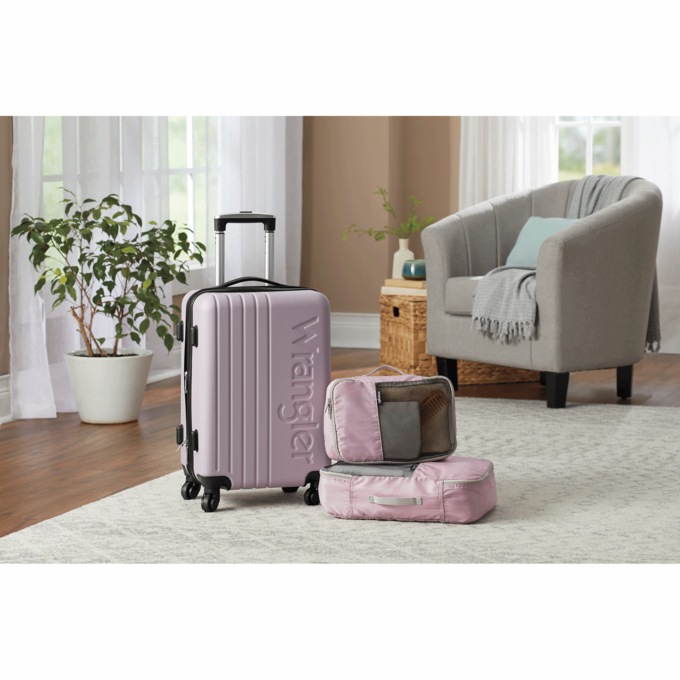 Wrangler 3 piece luggage set outlet
