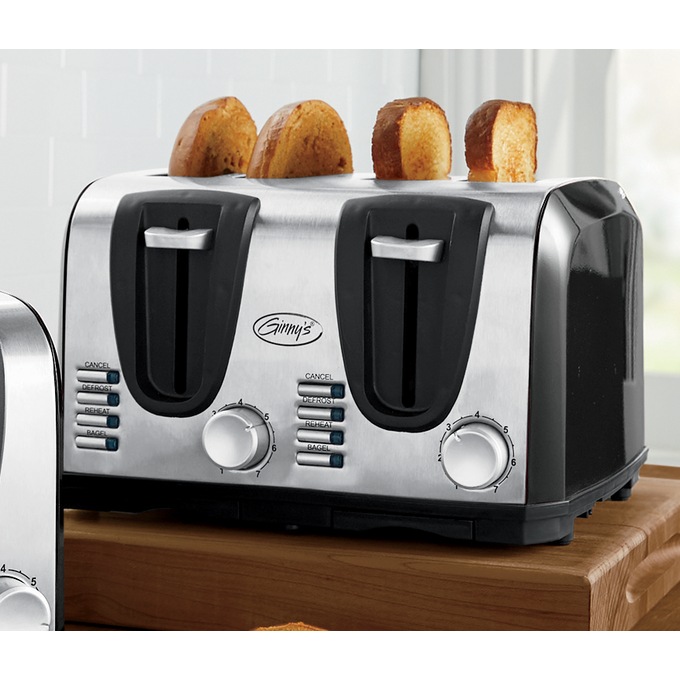 Ginny’s Essential 4-Slice Toaster with 7 Browning Levels, , large