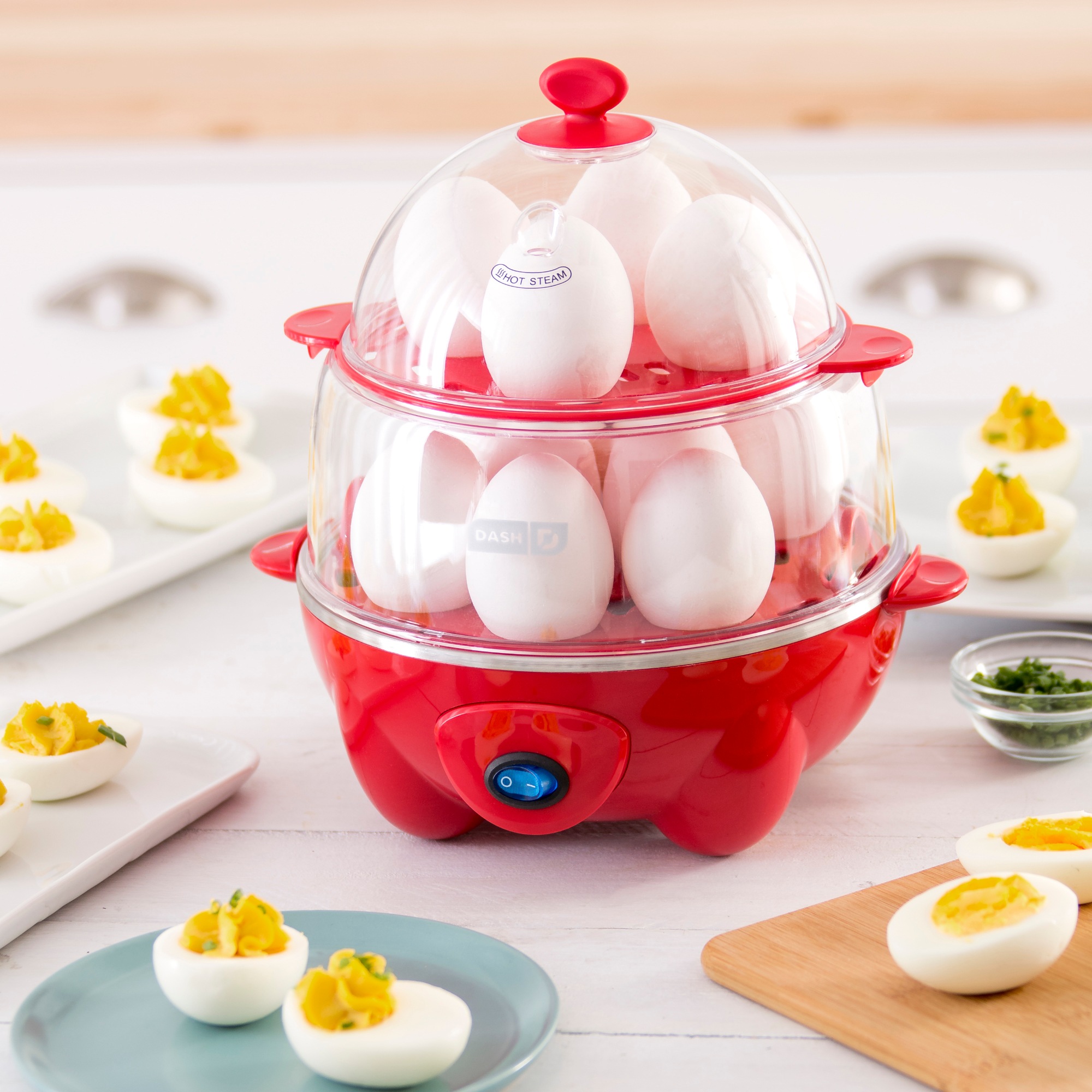 red egg cooker