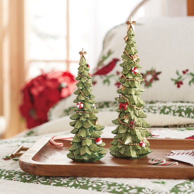 Beaded Christmas Tree Picks