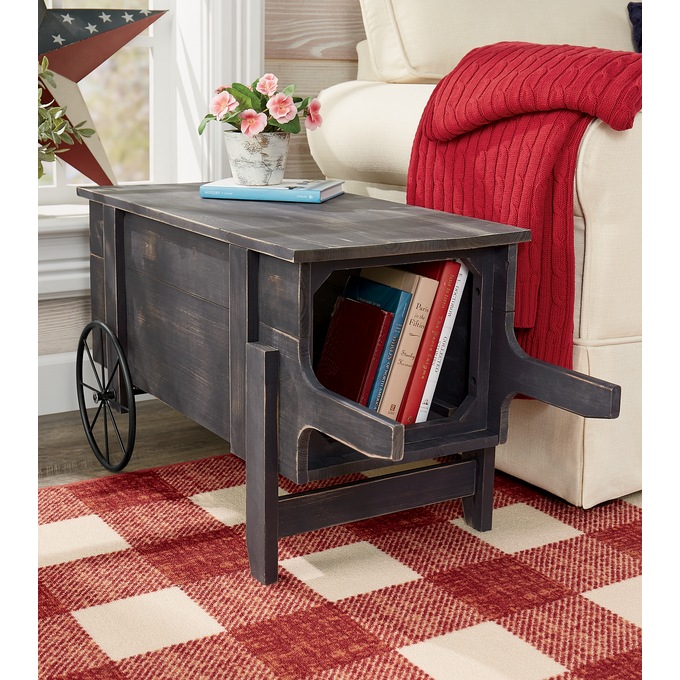 Wagon Wheel Coffee Table, , large