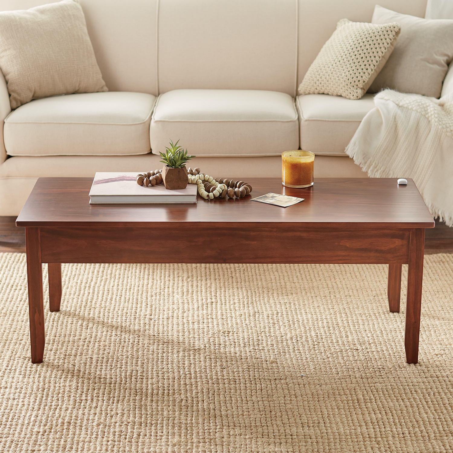 Hidden Storage Coffee Table  Country Door