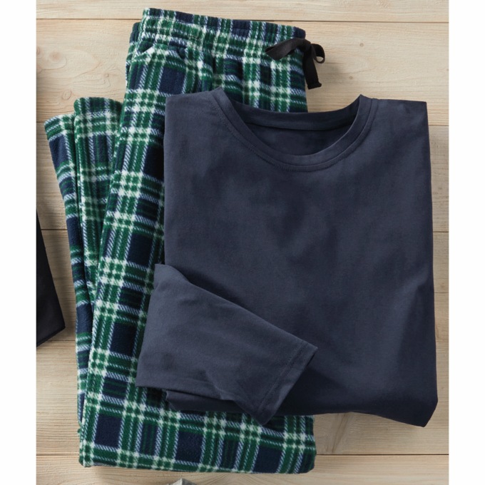 2-Piece Fleece PJ Set, , large