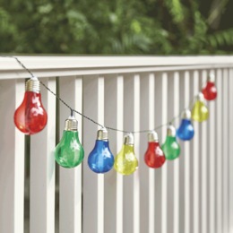 Solar Multicolored String Light, , large