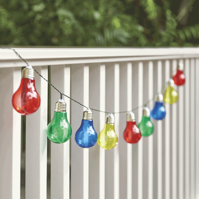 Solar Multicolored String Light, , large