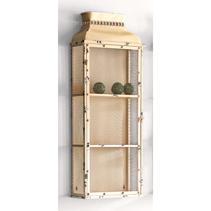 Colored Medicine Cabinet, Cream, large