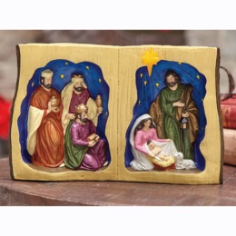 Lodge Nativity Scene, , large
