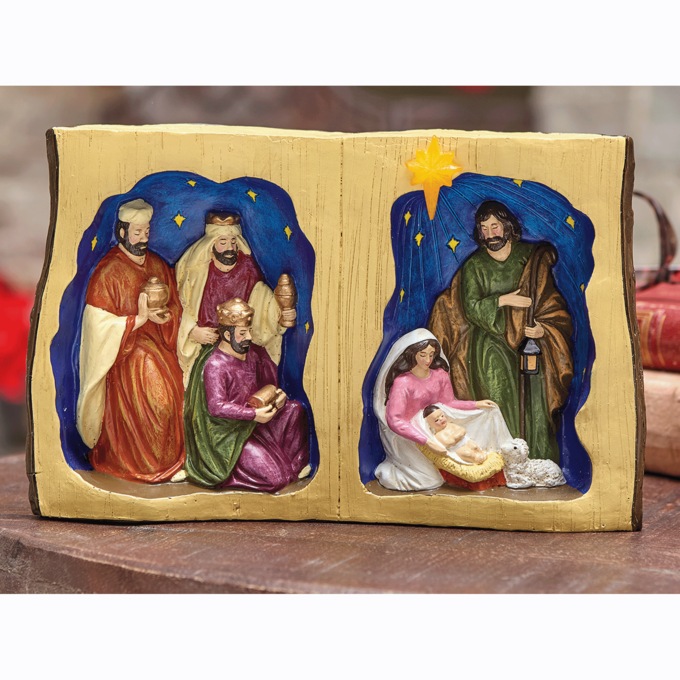 Lodge Nativity Scene, , large