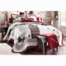 Holiday Sherpa Patch Oversized Quilt, , large