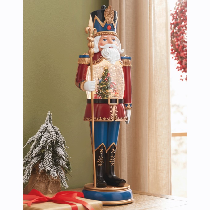 Oversized Nutcracker Waterglobe, , large