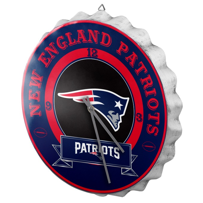 NFL Bottle Cap Wall Clock, , large