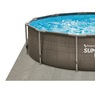 Summer Waves 14-Ft. Dark Double Rattan Active Frame Pool, , large