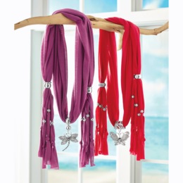 Spring Jewelry Scarf, , large