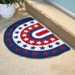 Glory Half-Round Coir Mat - 20" x 30", , large