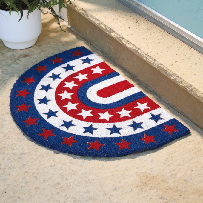 Glory Half-Round Coir Mat - 20" x 30", , large