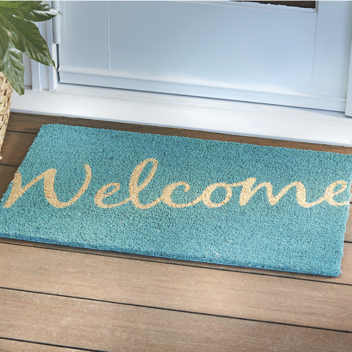 Teal Mat Country Door