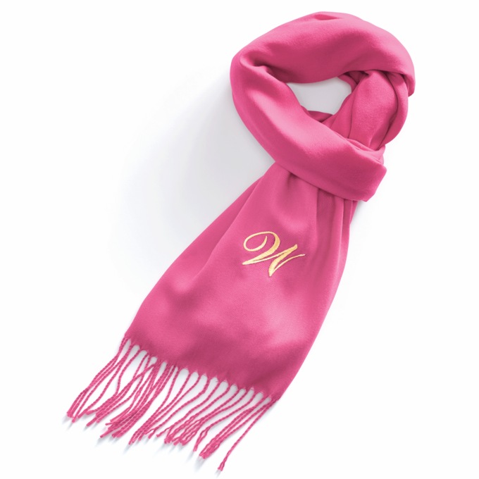 Personalized Fringe Scarf, , large