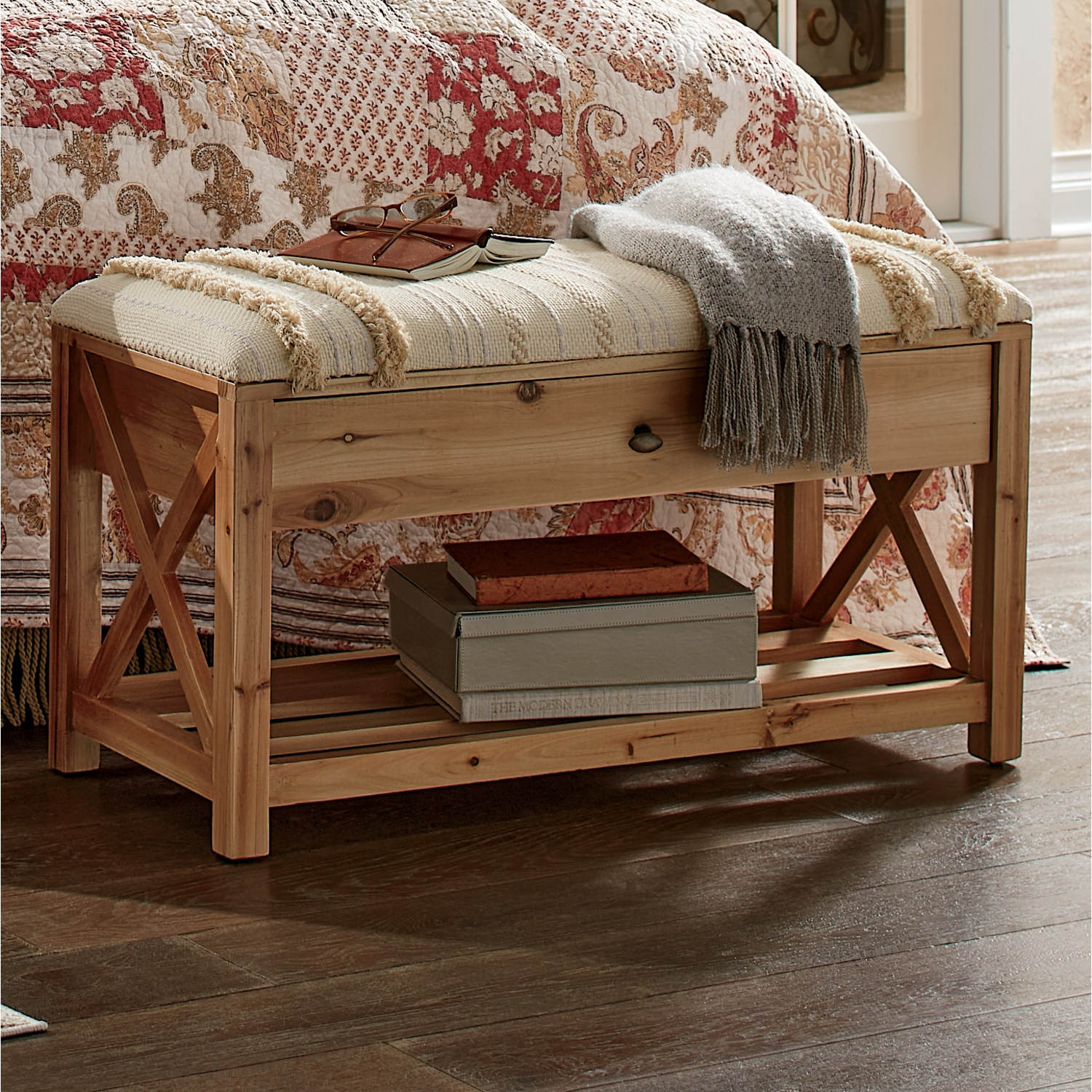 Darren Storage Bench Country Door
