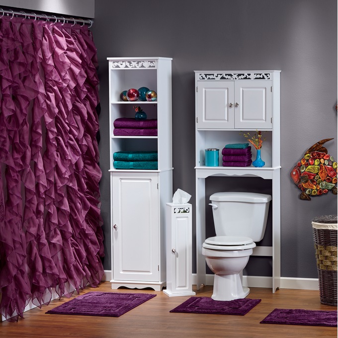 Cascade Shower Curtain | Country Door Shop unique shower curtains from florals to boho styles our curtains come in a variety of fabrics and prints!