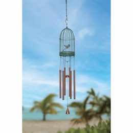 Bird Cage Wind Chime, , large
