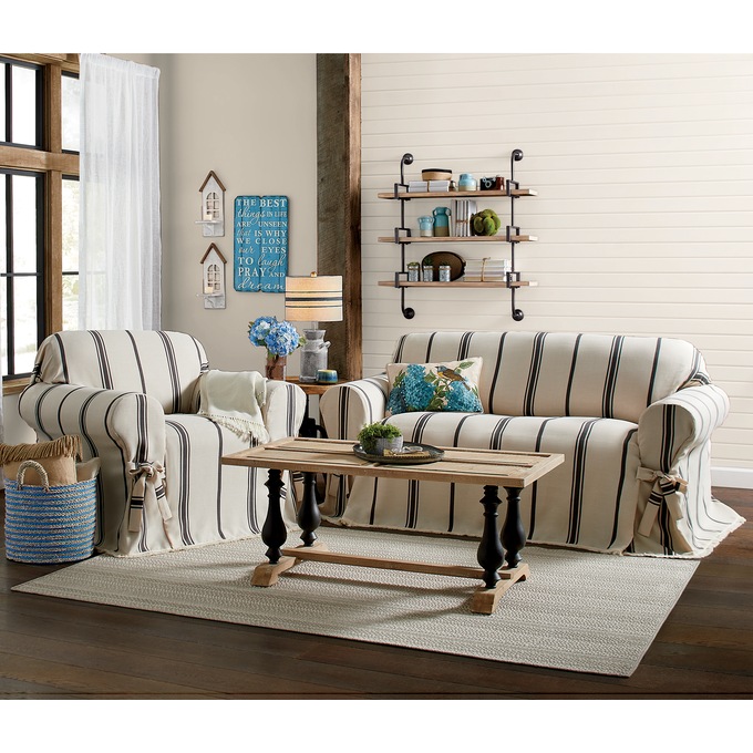 Grain Sack Slipcovers, , large