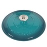 Crock Pot Artisan 6-qt. Enameled Cast Iron Dutch Oven with Lid, Teal Ombre, large
