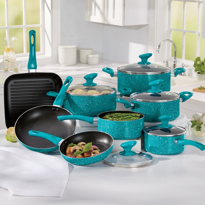 Granitestone Farmhouse 13-pc. Nonstick Pots and Pans Cookware Set