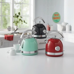 Retro Electric Kettle, , large