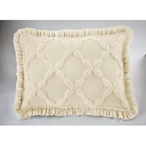 Angelica Ruffle Chenille Sham, , large