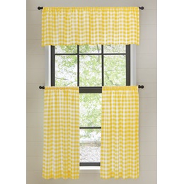 Gingham Check Window Set, , large
