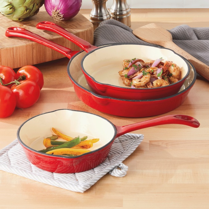 Basque Enameled Cast Iron Cookware Set