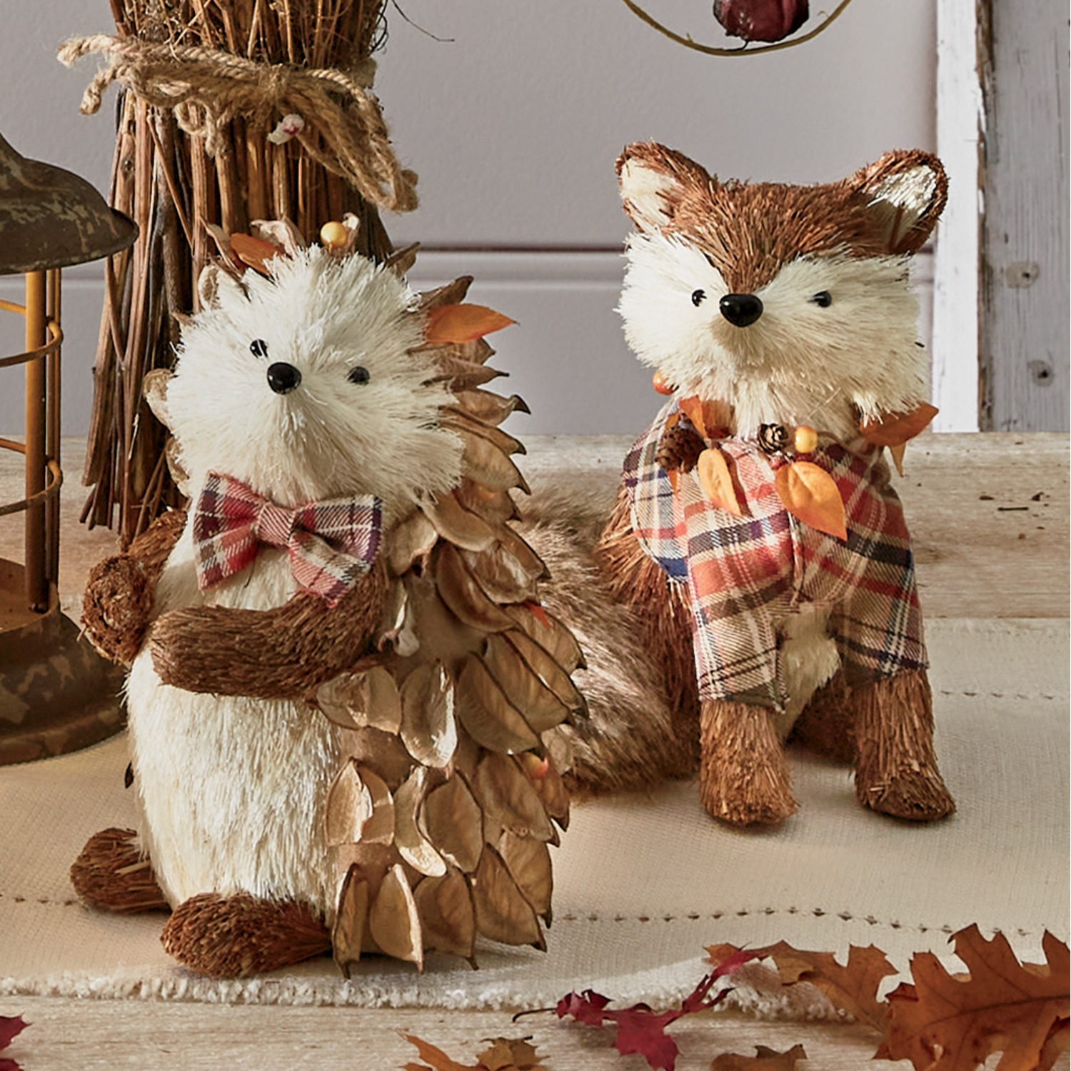 Harvest Sisal Woodland Fox Or Hedgehog Country Door