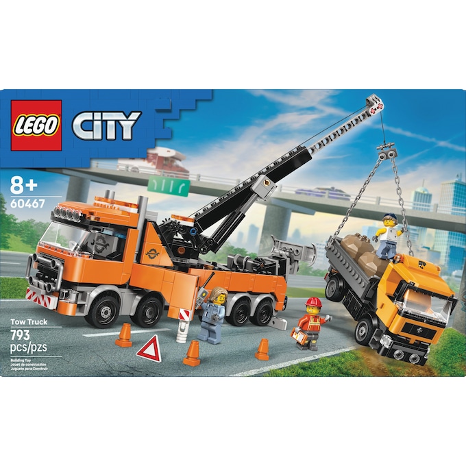 LEGO City Heavy-Duty Recovery Tow Truck with Crane, , large