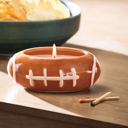 Football Shaped Candle, , large