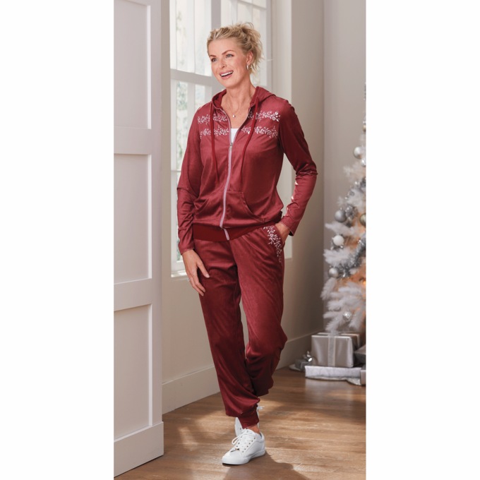 Lilly Embroidered Active Set, , large