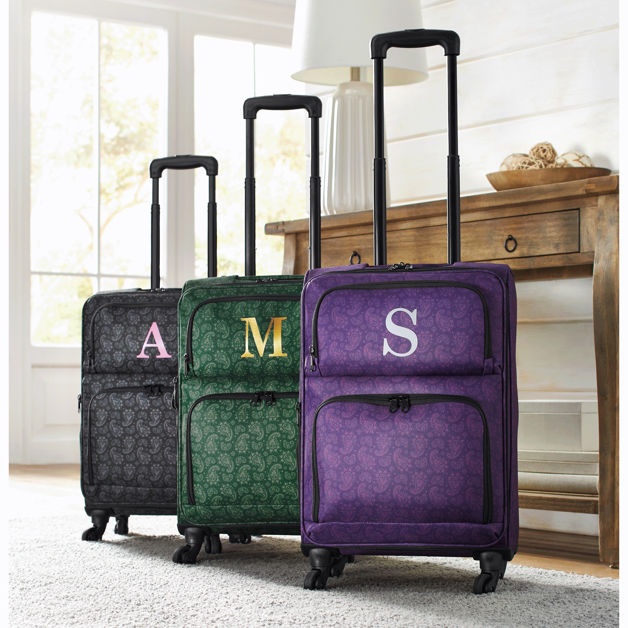 Personalized 21-inch Softsided 4-Wheel Carry-On, , large