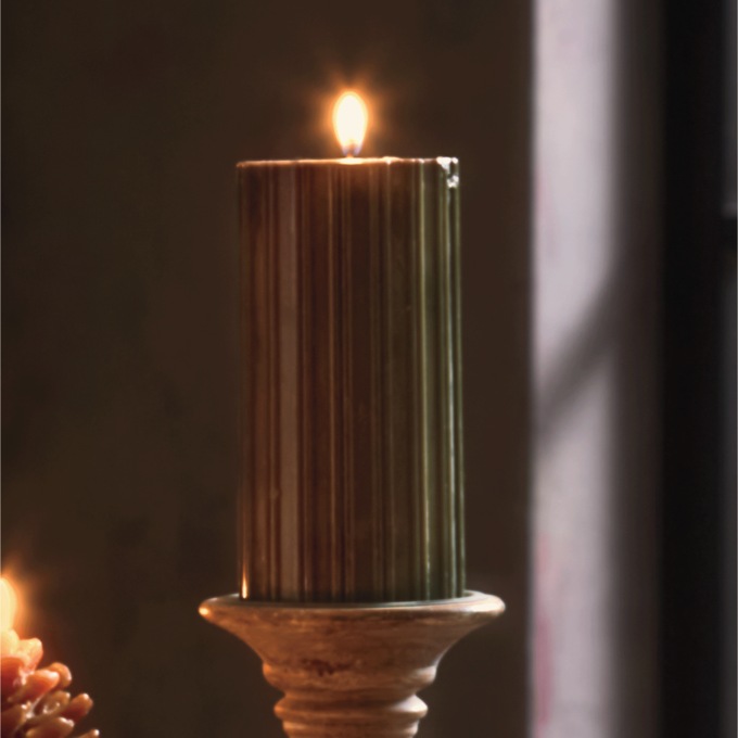 7" Pillar Candle, , large