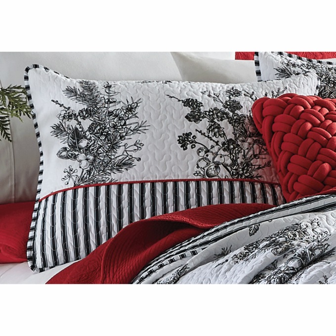 Winter Toile Sham, , large