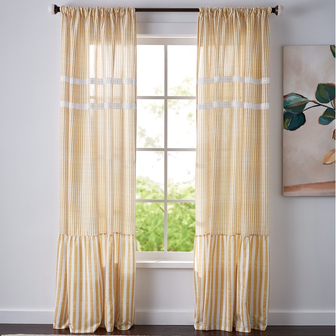 Ruffle Stripe Panel, , large