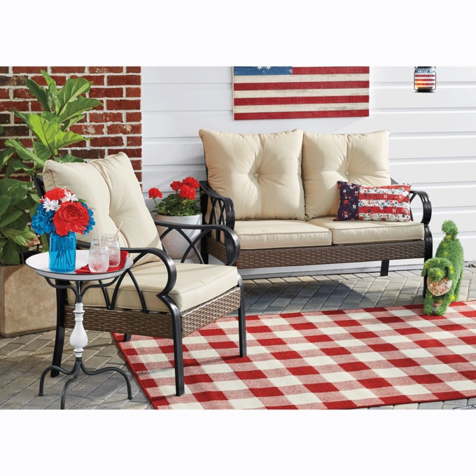 Gavin Cushion Loveseat, , large